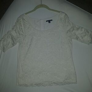 American Eagle LG white/ivory blouse